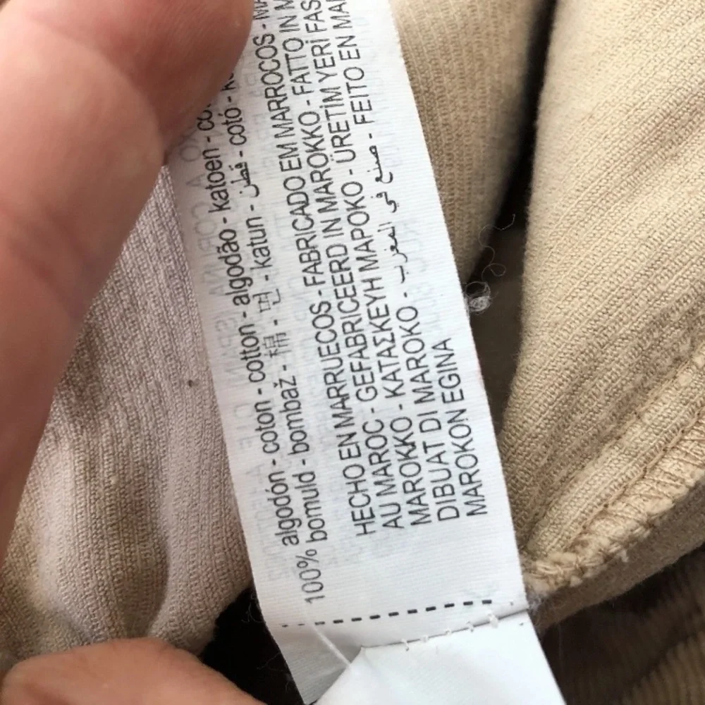 Zara Dress Kids Girls 9 Brown Corduroy Long Sleeve - Picture 3 of 4